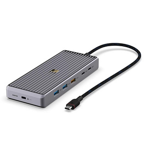 Unisynk 12 Port Dual Display USB-C Hub 8K Pro , Grey (2 foto / 8)