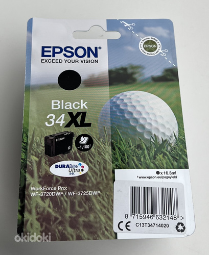 EPSON Black 34XL DURABrite Ultra Ink (foto #1)