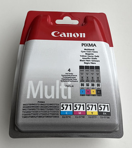 Canon Pixma Multipack CLI-571Black, Cyan, Magenta, Yellow