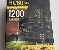 Nitecore HC60 v2 1200 Lumen