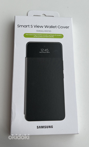 Samsung Galaxy A53 Smart Clear View Cover , Black (foto #1)