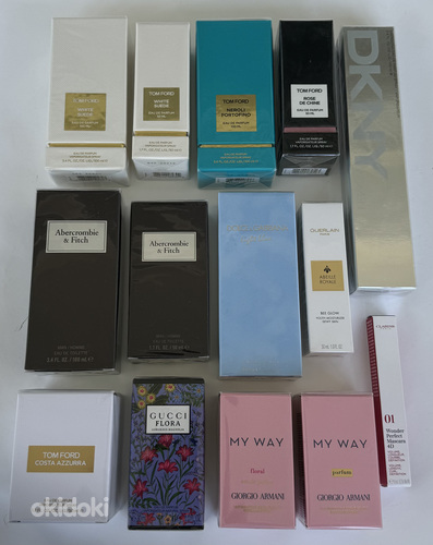 Dior , Chanel , Versace , Boss , Burberry , Tom Ford , CK