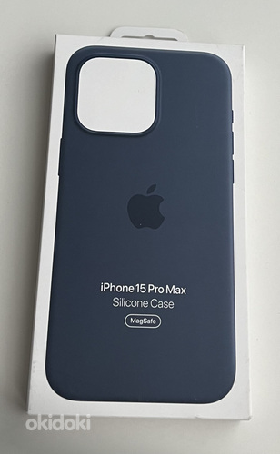 Apple iPhone 15 Pro Max Silicone Case , Storm Blue (foto #1)