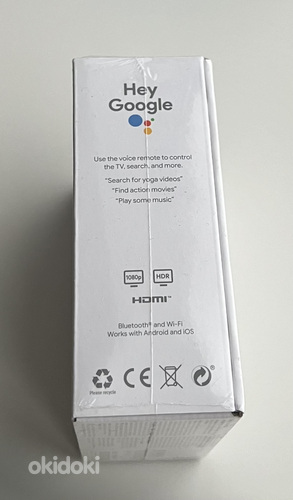 Google Chromecast HD with TV Wireless Media Player 4th Gen (фото #3)