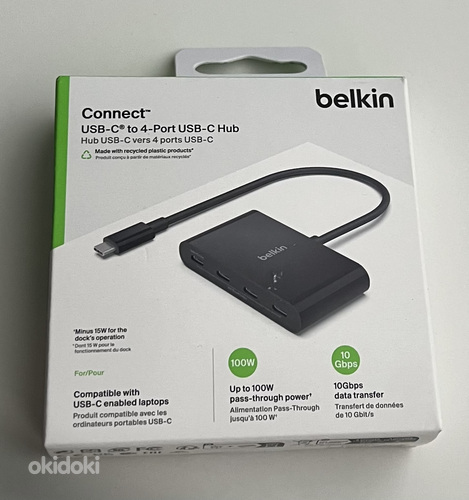 Belkin Connect USB-C to 4-Port USB-C Hub (фото #1)