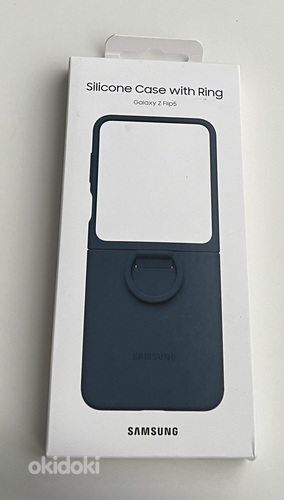 Samsung Galaxy Flip5 Silicone Case with Ring , Indigo (foto #1)