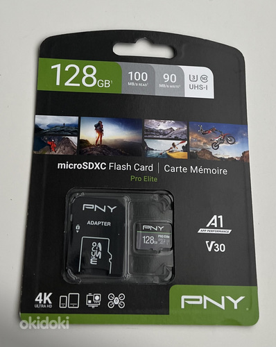 PNY MicroSDXC Pro Elite Flash Card 128GB (фото #1)