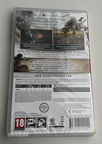 Assassins Creed III Remastered (Nintendo Switch) (фото #2)