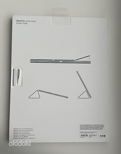 Apple iPad Pro 12,9 Smart Folio (3rd Gen)White/Charcoal Gray (фото #2)