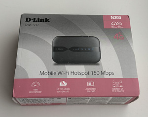 D-LINK DWR-932 4G LTE Mobile WiFi Hotspot 150 Mbps