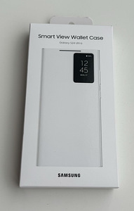 Samsung Galaxy S24 Ultra Smart View Wallet Case , White