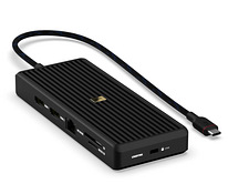 Unisynk 12 Port Dual Display USB-C Hub 8K Pro , Black