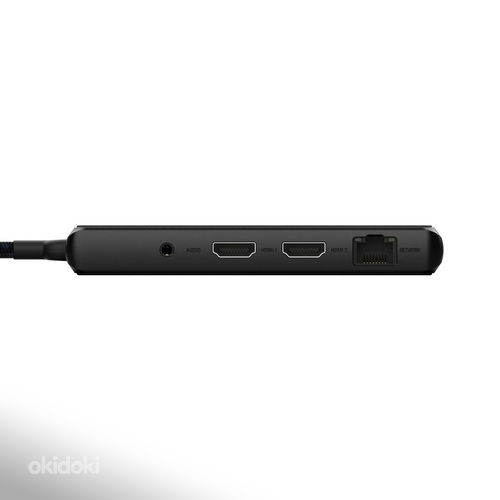 Unisynk 9 Port Dual Display USB-C Docking Station , Black (фото #4)