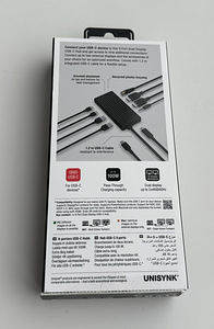 Unisynk 9 Port Dual Display USB-C Hub , Black (8 foto / 10)