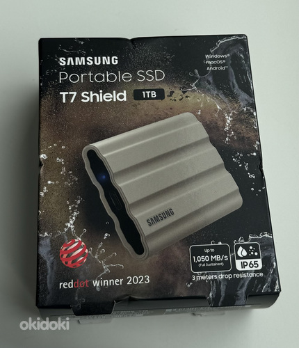 Samsung T7 Shield 1 TB , USB-C 3.2 , Beige (фото #1)