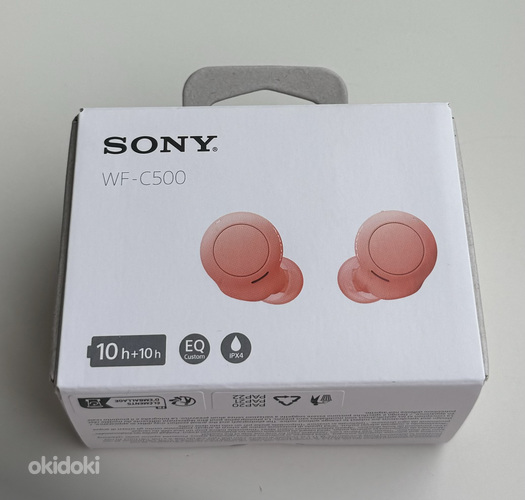 Sony WF-C500 , Coral Orange (фото #1)