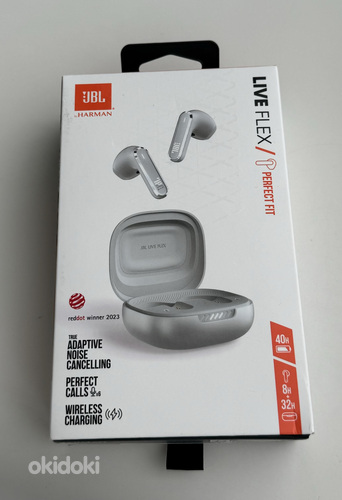 JBL Live Flex , Silver