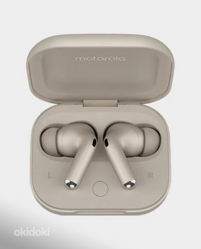 Motorola Moto Buds+ , Beach Sand/Beige sable