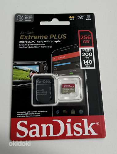 SanDisk Extreme PLUS microSDX™ 256GB 200MB/s