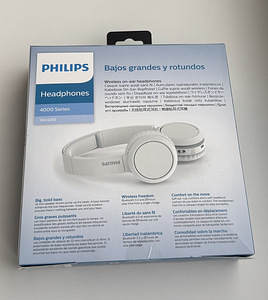 Philips Wireless Headphones, In-Ear, White (2 foto / 4)