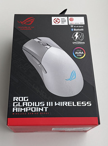 ASUS ROG Gladius III Wireless AimPoint , Moonlight White (1 foto / 4)