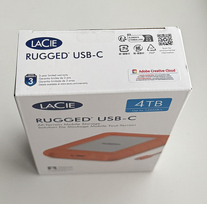 LaCie Rugged USB-C 4TB , Orange (5 foto / 5)