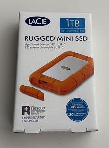 LaCie Rugged Mini SSD 1TB , Orange (1 foto / 5)