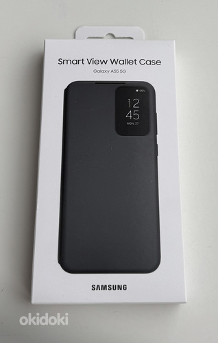 Samsung Galaxy A55 Smart View Wallet Case , Black