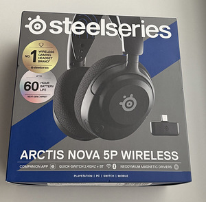 Steelseries Arctis Nova 5P Wireless, Black