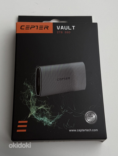Cepter Vault 2 TB External SSD Storage , Black