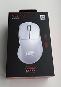 Cherry XTRFY M64 Pro 8K Wireless Gaming Mouse , White (1 foto / 5)
