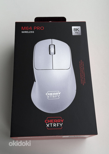 Cherry XTRFY M64 Pro 8K Wireless Gaming Mouse , White