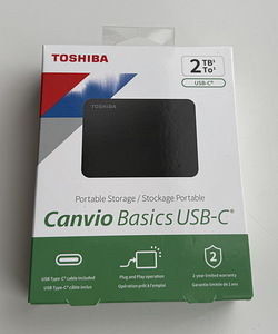Toshiba Canvio Basics USB-C 2TB , Black (1 foto / 5)