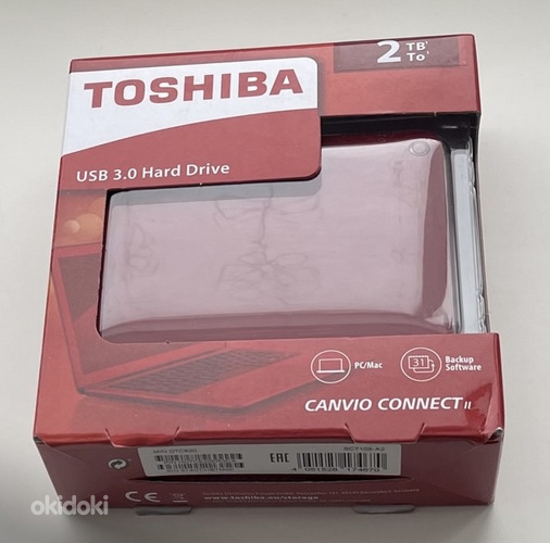 Toshiba Canvio Connect II 2TB USB 3.0 , Red