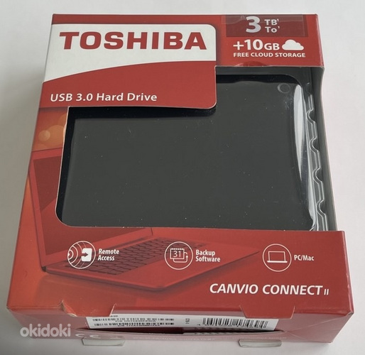 Toshiba Canvio Connect II 3TB USB 3.0 , Black