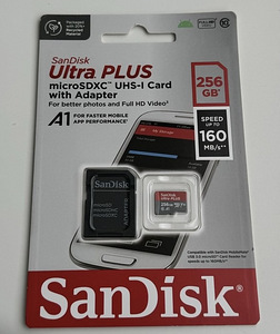 Sandisk Ultra PLUS microSDXC 256 / 512GB 160MB/s (1 foto / 6)