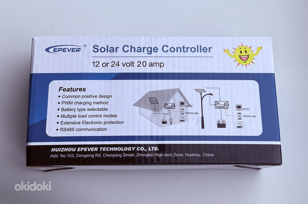 Epever Solar Charge Controller 12 / 24 V , 20 A