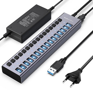 Acasis 16 Ports USB 3.1 Hub with Individual On/Off Switches (1 foto / 9)