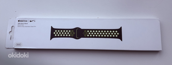 Apple Watch 38mm Black/Volt Nike Sport Band S/M & M/L