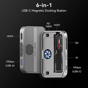 Acasis 10Gbps Magnetic Docking Station & SSD Enclosure (2 foto / 10)