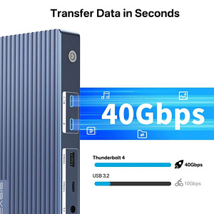 Acasis 11 Ports 40Gbps Thunderbolt 4 Docking Station (2 foto / 10)