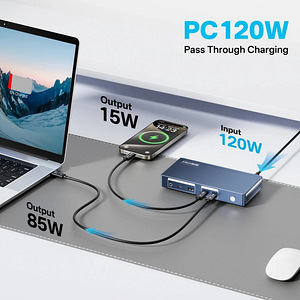 Acasis 11 Ports 40Gbps Thunderbolt 4 Docking Station (5 foto / 10)