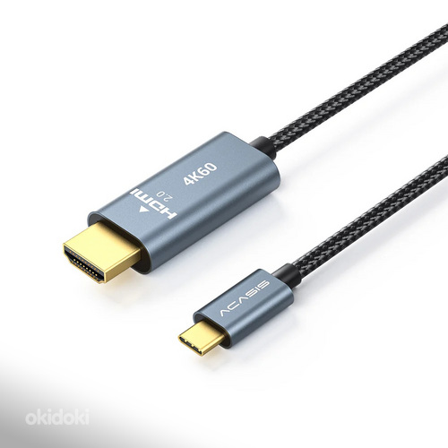 Acasis USB-C to HDMI 4K@60Hz Aluminum Shell Braided Cable
