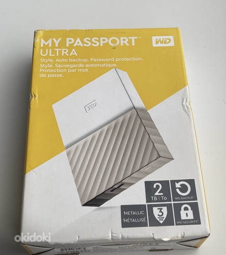 Western Digital WD Passport Ultra 2TB , Gold