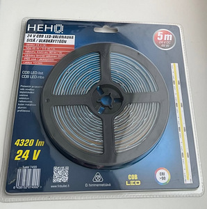 Led strip Cob 5m 24V / 12 V (1 foto / 4)
