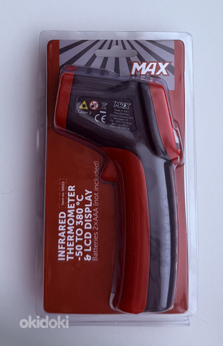 MAX Infrared Thermometer -50 to 380 C & Lcd Display