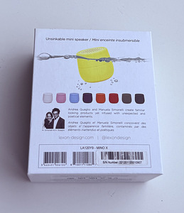 Lexon Mino X Floating Bluetooth speaker Yellow / Black (2 фото из 10)