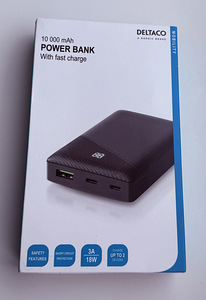 Deltaco 10000 mAh With Fast Charge (1 foto / 2)