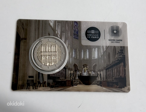 Notre-Dame de Paris 2€ Proof quality yeardate 2025