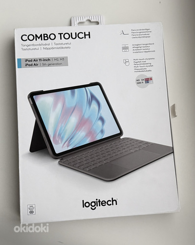 Logitech Combo Touch Keyboard iPad Air 11 , Oxford Grey